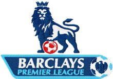 Barclays Premier League Logo embroidery design