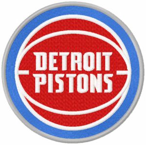 Detroit Pistons 2017 logo embroidery design