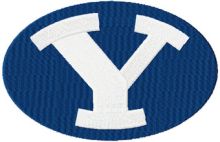 Brigham Young Cougars Logo embroidery design