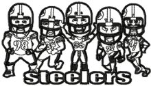 Pittsburgh Steelers Team embroidery design