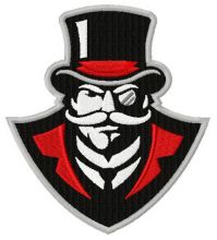 Austin Peay Governors logo 2 embroidery design