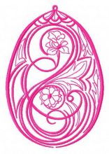 Easter egg 3 embroidery design