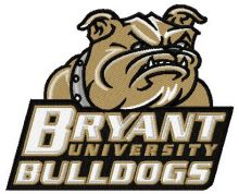 Bryant Bulldogs logo embroidery design