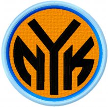New York Knicks alternative logo embroidery design