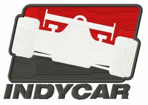 IndyCar logo embroidery design