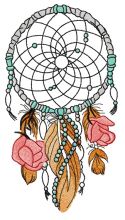 Romantic dreamcatcher 2 embroidery design