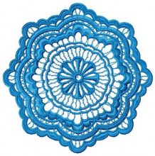 Lace doily 2 embroidery design