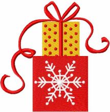 Christmas gifts embroidery design