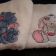 Bath towels with Dragon and Elephant embroidery designs