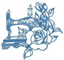 Old sewing machine 6 embroidery design