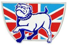 British bulldog 2 embroidery design