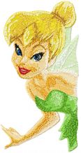 Tinkerbell 3 embroidery design