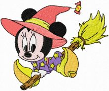 Minnie Mouse Halloween embroidery design