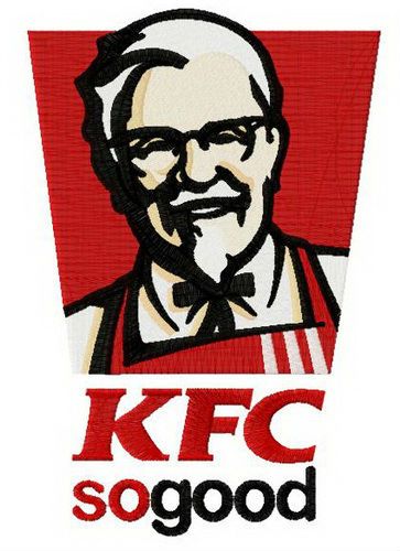 KFC so good machine embroidery design