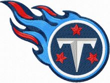 Tennessee Titans logo 1 embroidery design