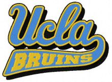 UCLA Bruins logo embroidery design
