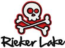 Rieker Lake  embroidery design