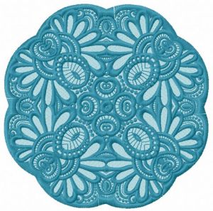 Lace doily 12 embroidery design