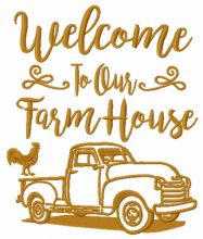 Welcome to our farm house embroidery design