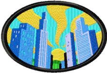 Chicago embroidery design