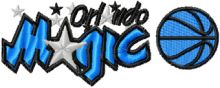 Orlando Magic Logo embroidery design
