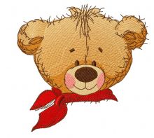 Teddy bear goes to school 3 embroidery design