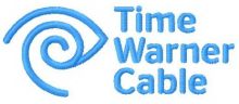 Time warner cable logo embroidery design