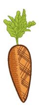 Carrot 2 embroidery design