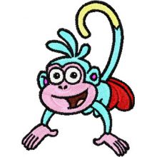 Monkey - Dora's Friend embroidery design