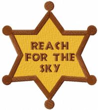 Reach for the sky embroidery design