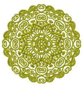 Lace doily 11 embroidery design