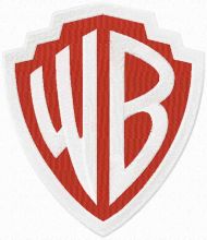 Warner Bros. logo embroidery design