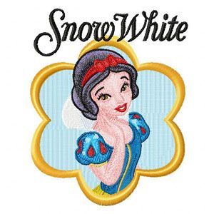 Snow White embroidery design