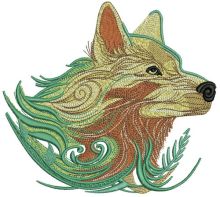 Wolf spirit 3 embroidery design