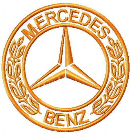 Mercedes-Benz logo 2 machine embroidery design