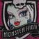 Towel with Monster High embroidery design