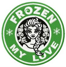 Frozen My love embroidery design