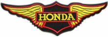 Honda wings logo embroidery design