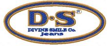 Divine Smile Co. Jeans Logo embroidery design