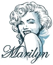 Coquette Marilyn 2 embroidery design