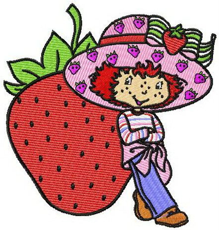 Strawberry Shortcake 3 machine embroidery design