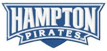 Hampton Pirates logo 2 embroidery design
