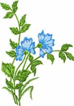 Forget-me-not Flowers embroidery design