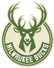 Milwaukee Bucks logo 3 embroidery design