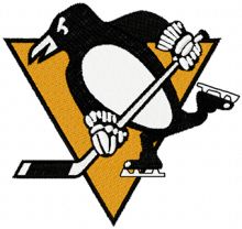 Pittsburgh Penguins logo embroidery design