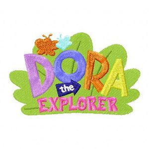Dora the Explorer Logo embroidery design