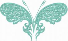 Fantastic Butterfly Frosty  embroidery design