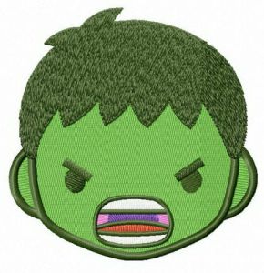 Kid Hulk embroidery design