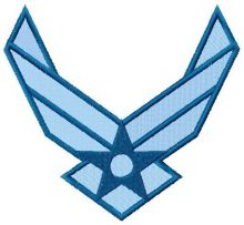 USA Force logo embroidery design