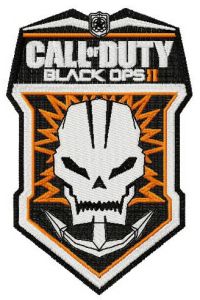 Call of Duty Black Ops embroidery design